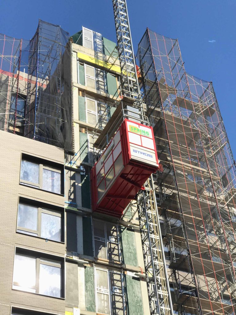 Material & Personnel Hoists Spring Scaffolding